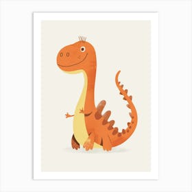 Cute Dinosaur 1 Art Print