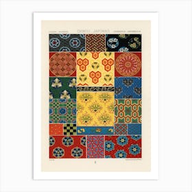 Chinese Japanese Pattern, Albert Racine Art Print