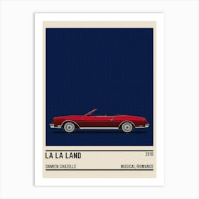 La La Land Car Art Print