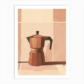 Moka Coffee Pot Art Print