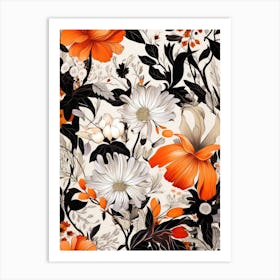 Floral Pattern  flora nature flowers Art Print