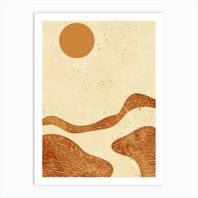 Desert Landscape 47 Art Print