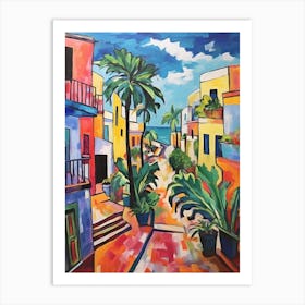 Alexandria Egypt 1 Fauvist Painting Art Print