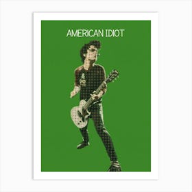 American Idiot Billie Joe Armstrong Green Day 1 Art Print