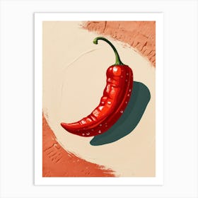 Red Chili Pepper 4 Art Print