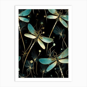 Dragonflies Art Print