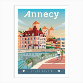 Annecy Haute Savoie France Art Print
