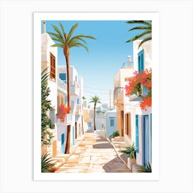 Hammamet Tunisia 3 Illustration Art Print