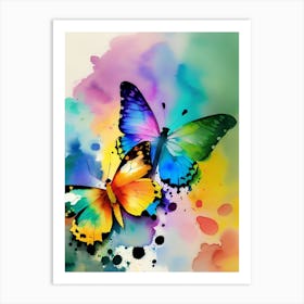 Colorful Butterflies 73 Art Print