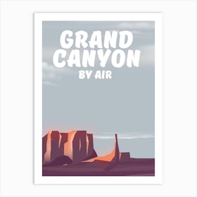 Grand Canyon By Air  Art Print