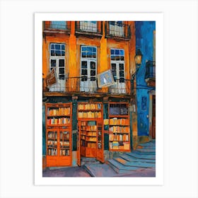 Porto Book Nook Bookshop 4 Art Print