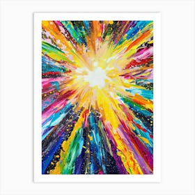 Bright Burst Art Print