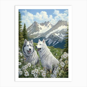 Wolf Pack Scenery 1 Art Print