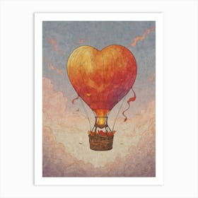 Heart Balloon 4 Art Print
