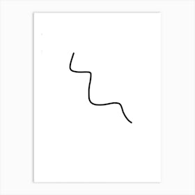 Abstract Line Art print 9, New 1 Art Print