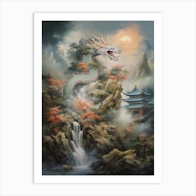 Dragon Natural Scene 7 Art Print