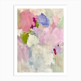 Abstract Flower Painting 21 Art Print