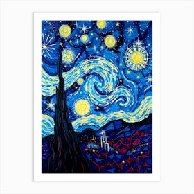 Starry Night 36 Art Print