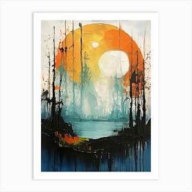 Abstract Landscape Painting 12 Art Print