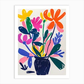 Flowers In A Vase 125 Art Print