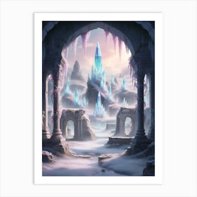 Ice Castle Art Print