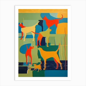 'Dogs' Kmart Wall Art Art Print