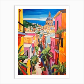 Naples Italy 3 Fauvist Painting Art Print