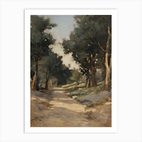 European Forest Vintage Art Print