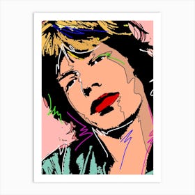 Mick Jagger 1 Art Print