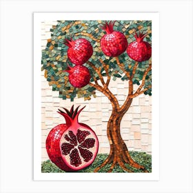 Pomegranate Tree Art Print