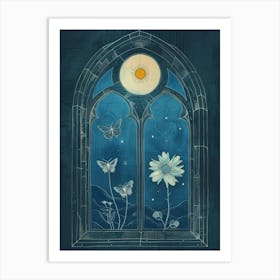 Moonlight In The Window 3 Art Print