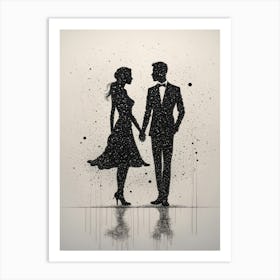 Couple In Love Art Print