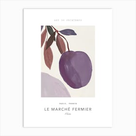 Plum Le Marche Fermier Poster 1 Art Print