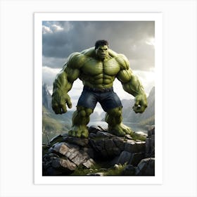 Incredible Hulk Art Print