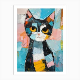 Cat Painting 5 Art Print