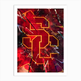 Usc Trojans 1 Art Print