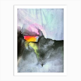 Below, Watercolor Art Print