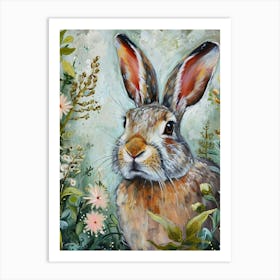 Thrianta Rabbit Painting 2  Art Print