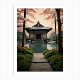 Japanese Garden Art Print