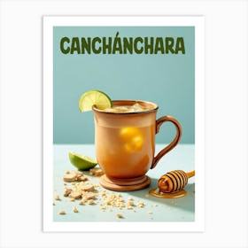 Cuba Canchánchara Cocktail V 04 Art Print