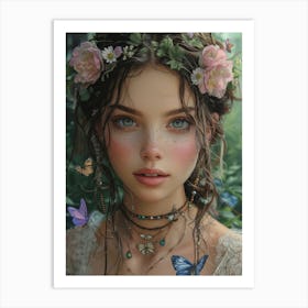 Fairytale Girl 1 Art Print