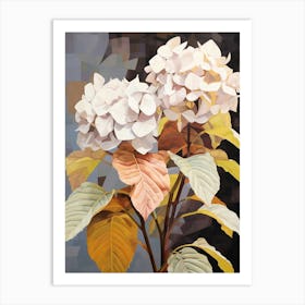 Hydrangea 2 Flower Painting Art Print