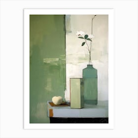 Still Life In Green Art Print