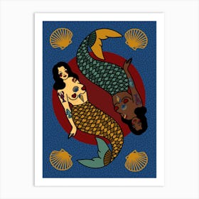 A Mermaids World Art Print