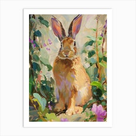 Californian Rabbit Painting 1 Art Print