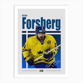 Peter Forsberg Art Print