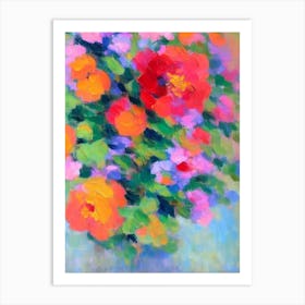 Lobophyllia Matisse Inspired Flower Art Print