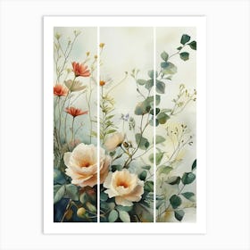 Three Roses Art Print