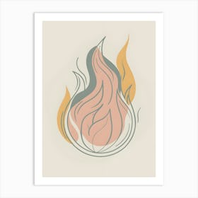 Flames Of Fire 1 Art Print