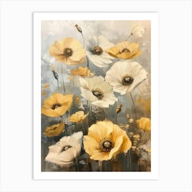 Yellow Poppies 4 Art Print